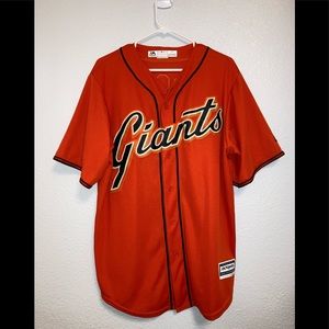Majestic MLB Giants Posey 28 Jersey